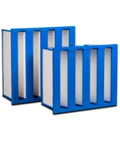 F6 F7 F8 F9 H10 V Bank Air Filter с пластиковой рамой ABS