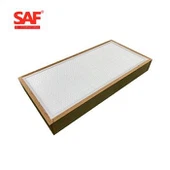 Мини-гофрированный фильтр HEPA с деревянной рамой